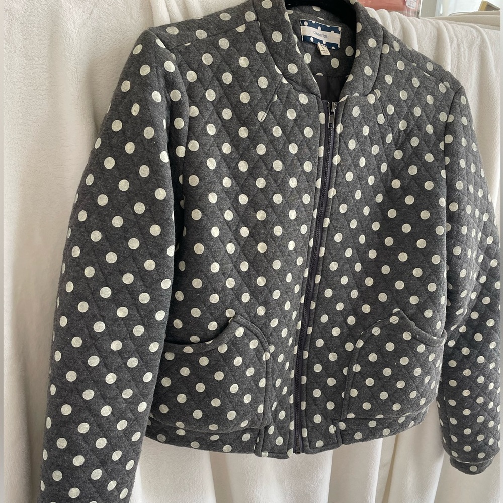 Quilted-cropped coat from Anthropology! Size small.